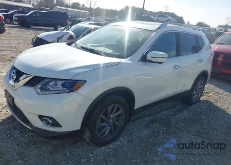 2016 Nissan Rogue Sl из США, поврежденный, VIN 5N1AT2MV3GC749022